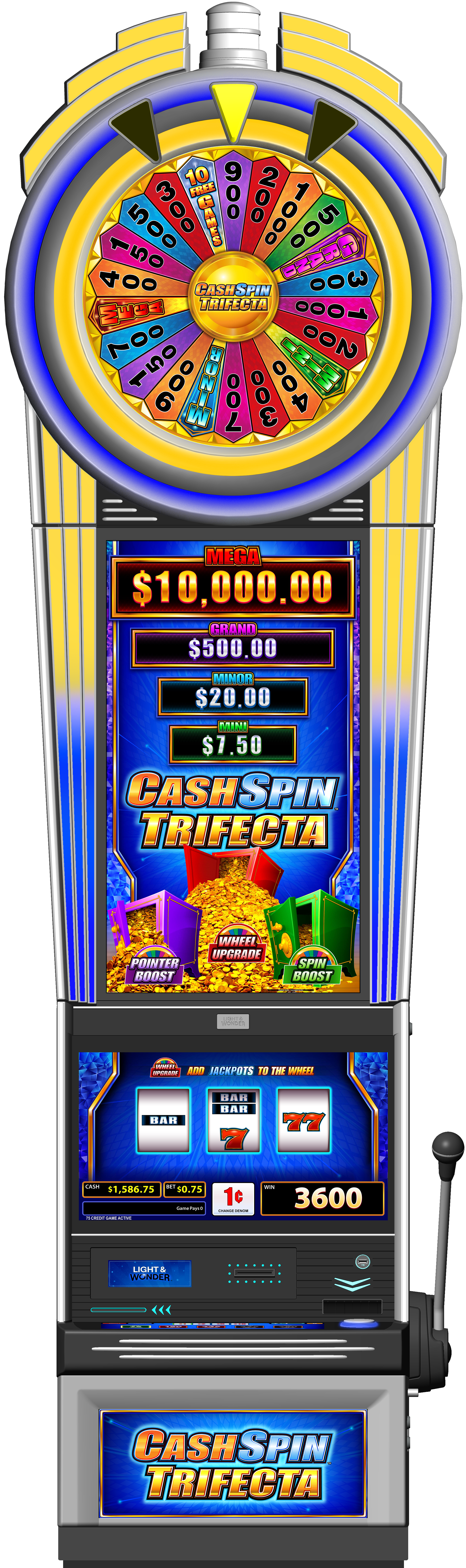 Cash Spin Trifecta Cabinet