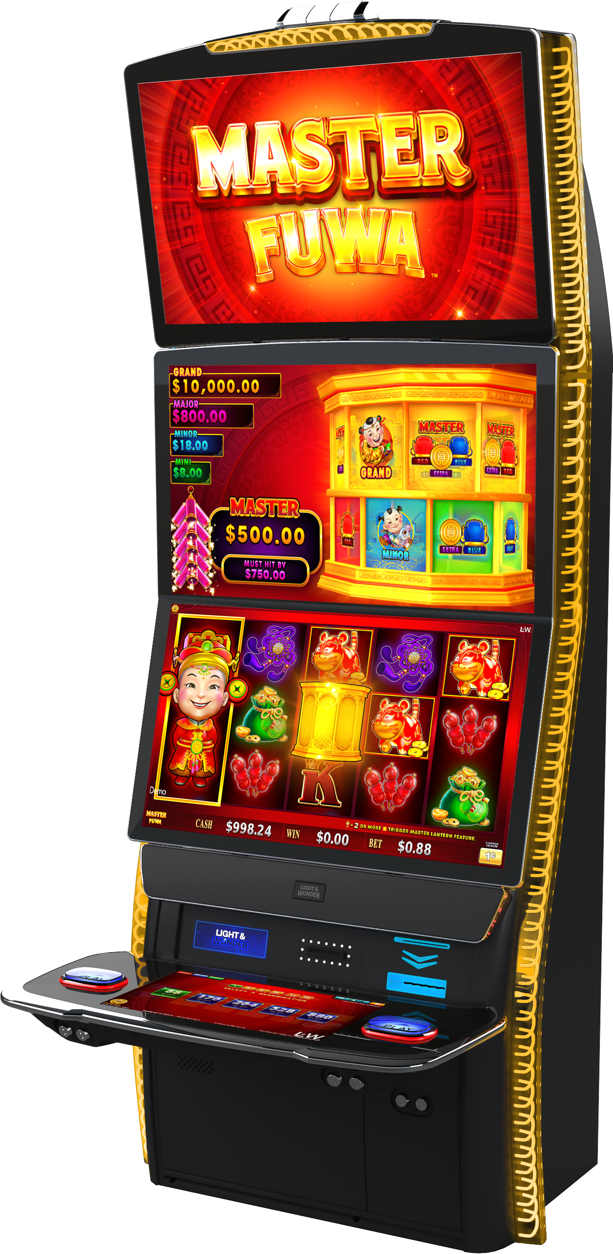 Master FUWA - Gold Cabinet