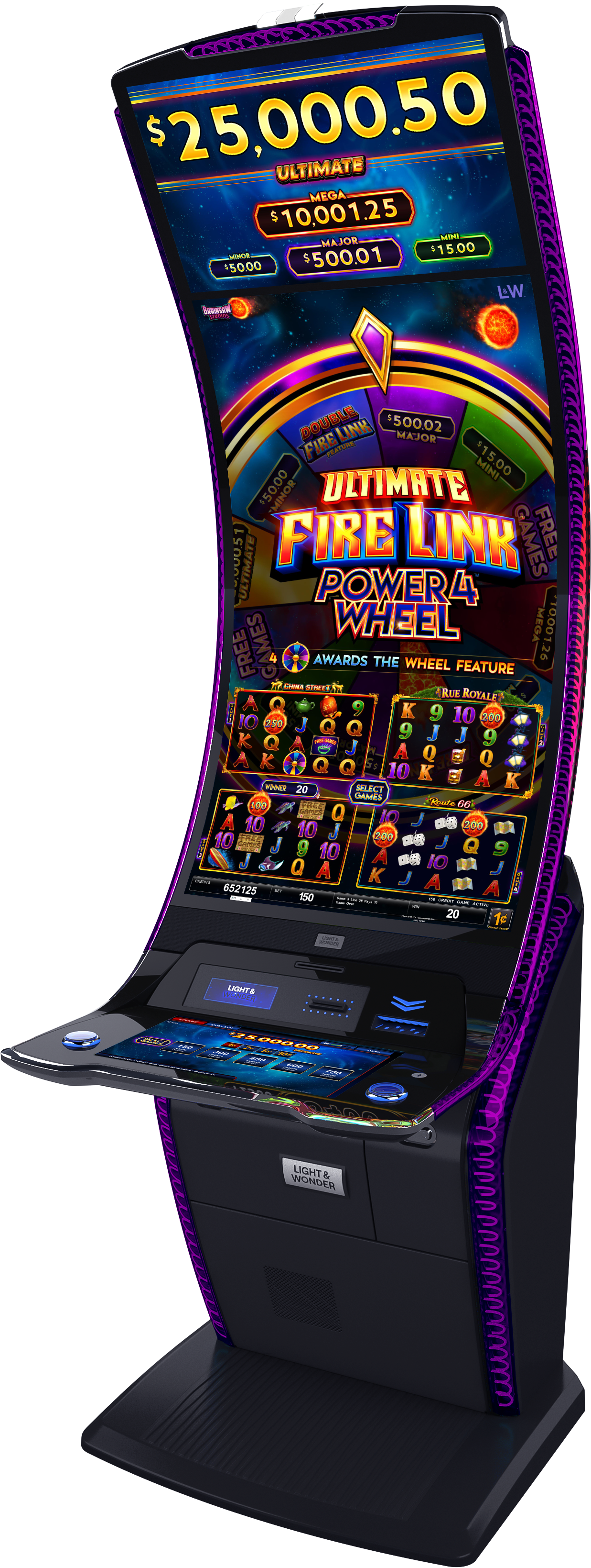 Ultimate Fire Link - Power 4 Wheel Cabinet