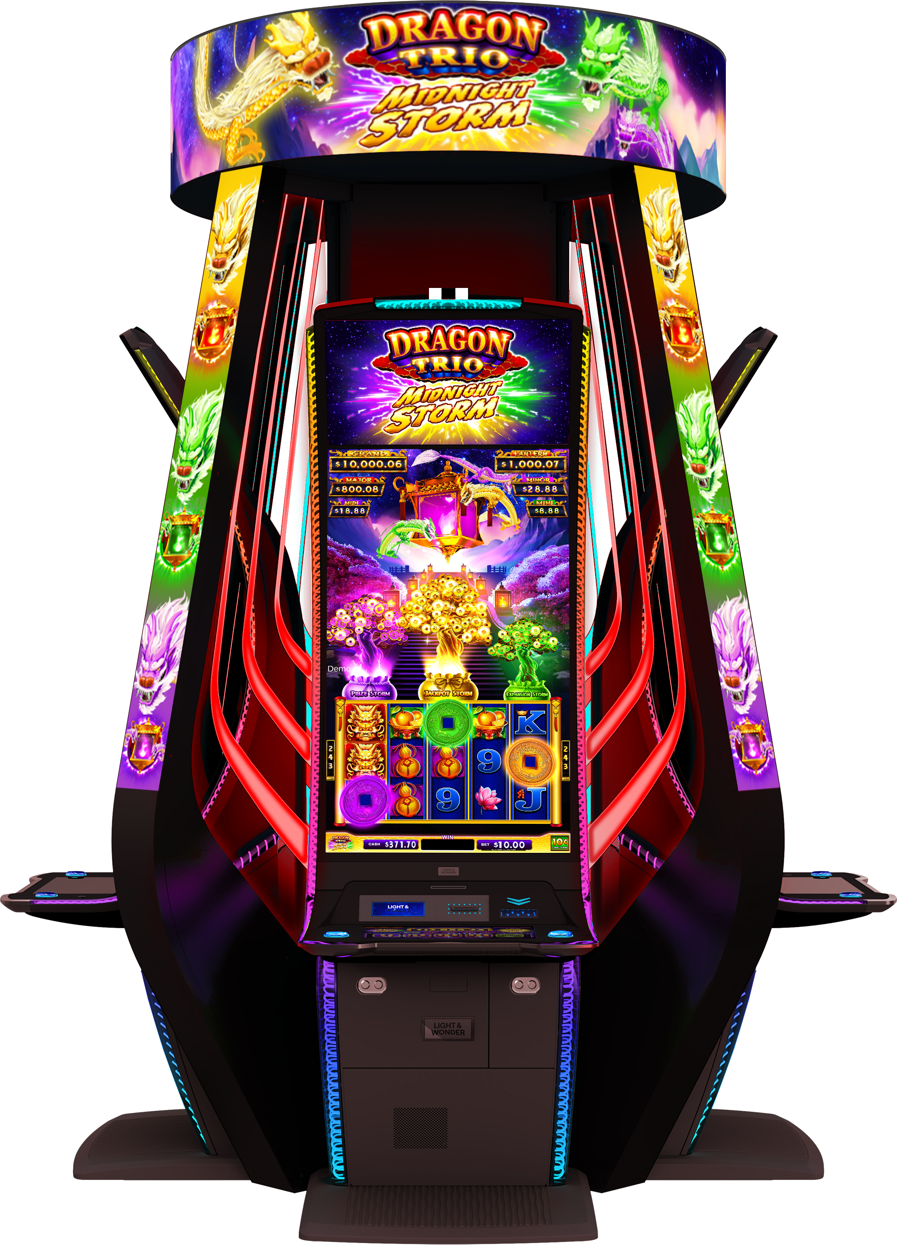 Dragon Trio Midnight Storm Cabinet