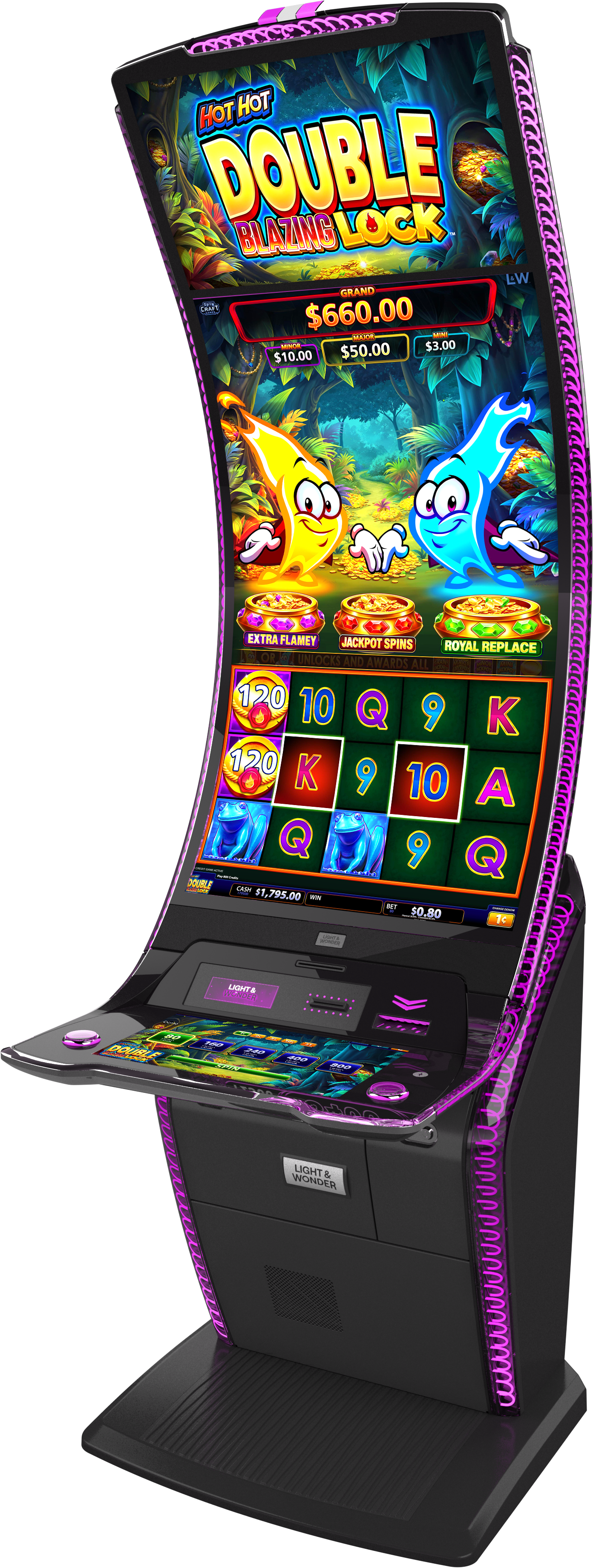 Hot Hot Double Blazing Lock Cabinet