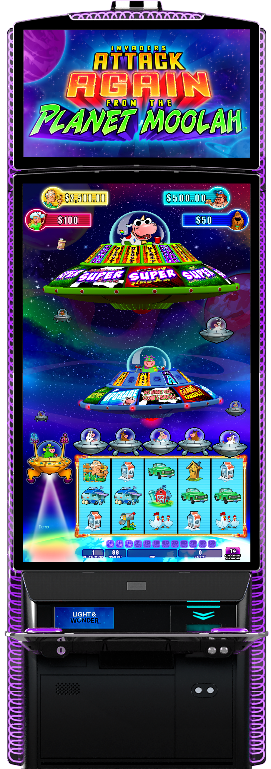LNW Gaming - Invaders Attack Again from the Planet Moolah
