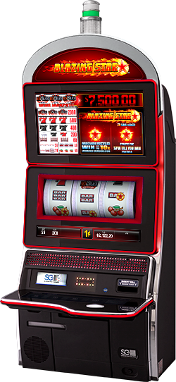 Blazing Star Red & Black Sevens Cabinet