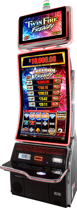 Twin Fire Freedom Frenzy Cabinet