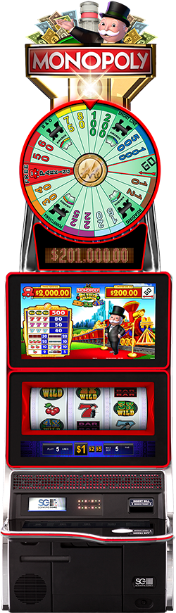 MONOPOLY Big Wheel RailRoads - 2x3x4x Cabinet