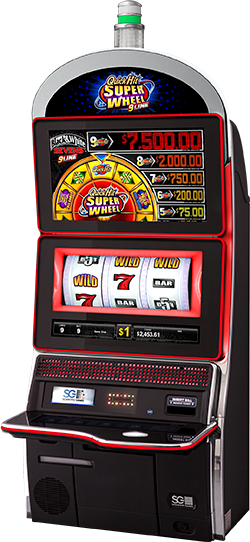 Quick Hit Super Wheel - Black & White Sevens - 9L Cabinet