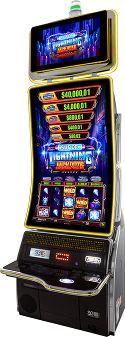 Super Lightning Jackpots Cabinet