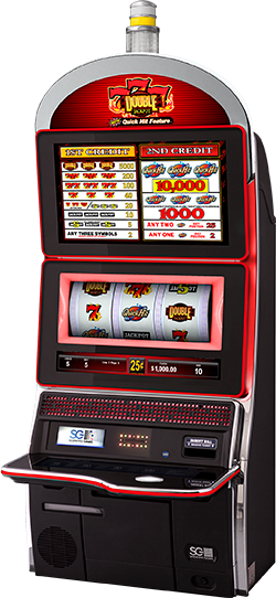 Quick Hit - Double Jackpot Triple Blazing 7s Cabinet