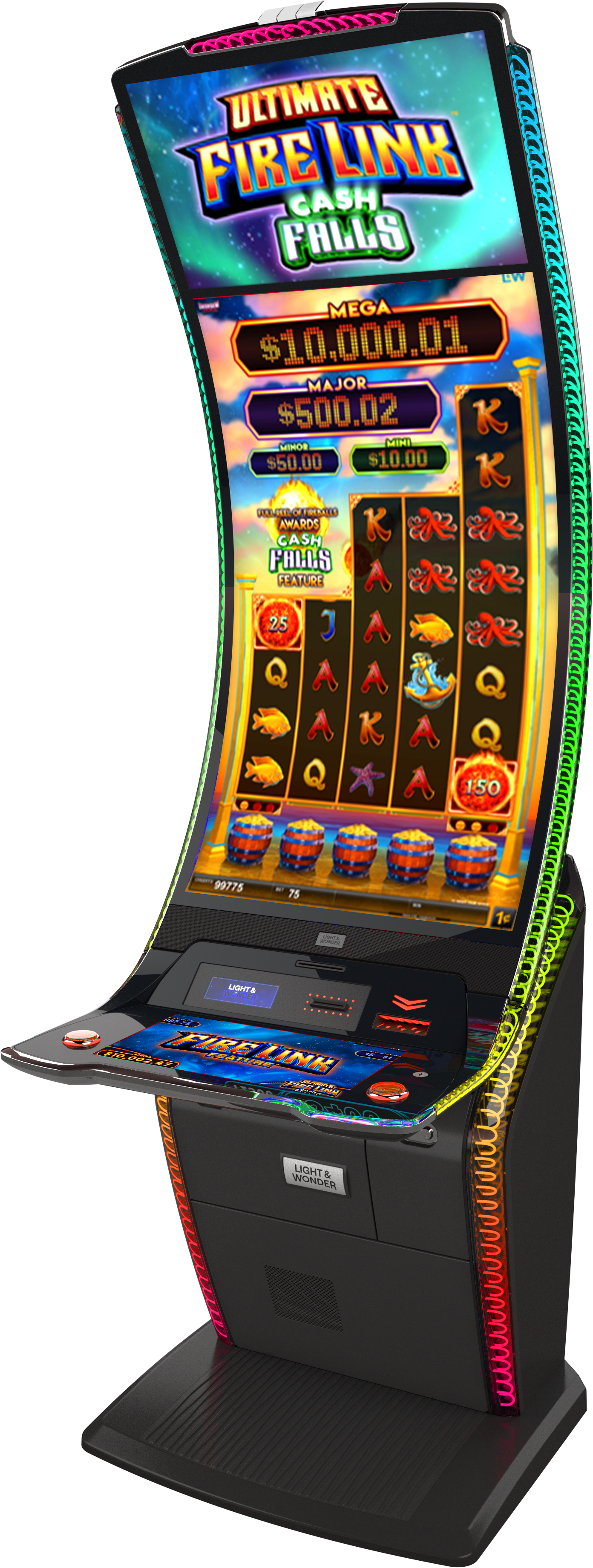 Ultimate Fire Link Cash Falls  - By the Bay Cabinet