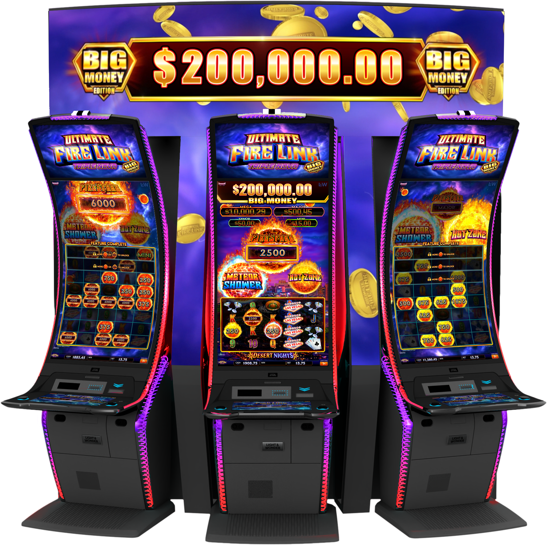 Ultimate Fire Link Triple Nova - Big Money Edition Cabinet