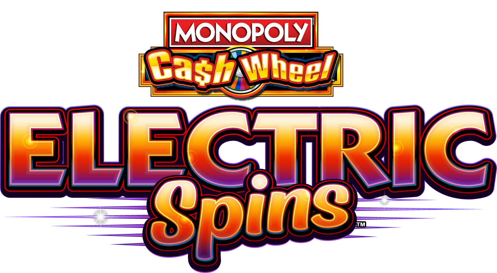 MONOPOLY Cash Wheel - Electric Spins                - Stars & Bars Jackpots Logo