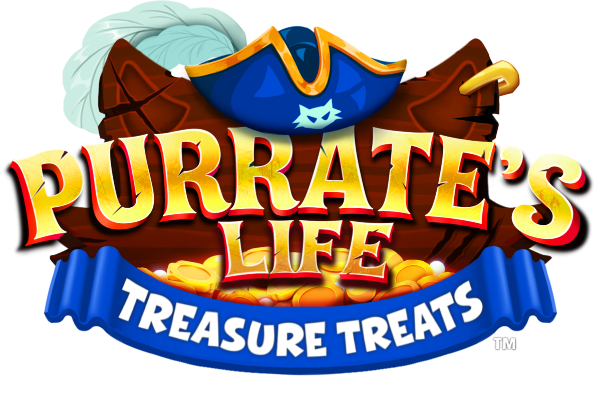 Purrate's Life - Treasure Treats Logo