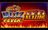 Quick Hit Blitz Fever - Blazing 777 Logo