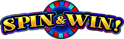Quick Hit Spin & Win - 5 Line Logo