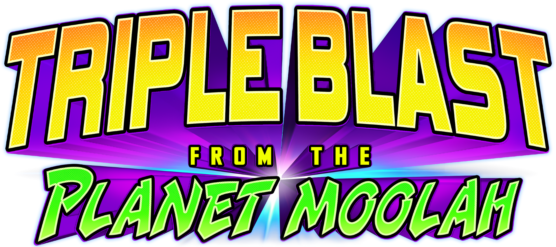 Triple Blast from the Planet Moolah Logo