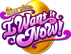 Willy Wonka - I Want It Now! Logo